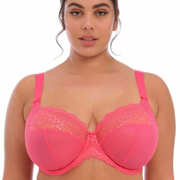 Elomi Honeysuckle Pink Charley Side Support Plunge Bra 32L - Picture 1 of 7